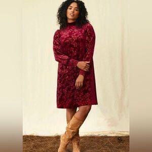 NWT Matilda Jane Just Imagine Melanie Women’s Velour Dress